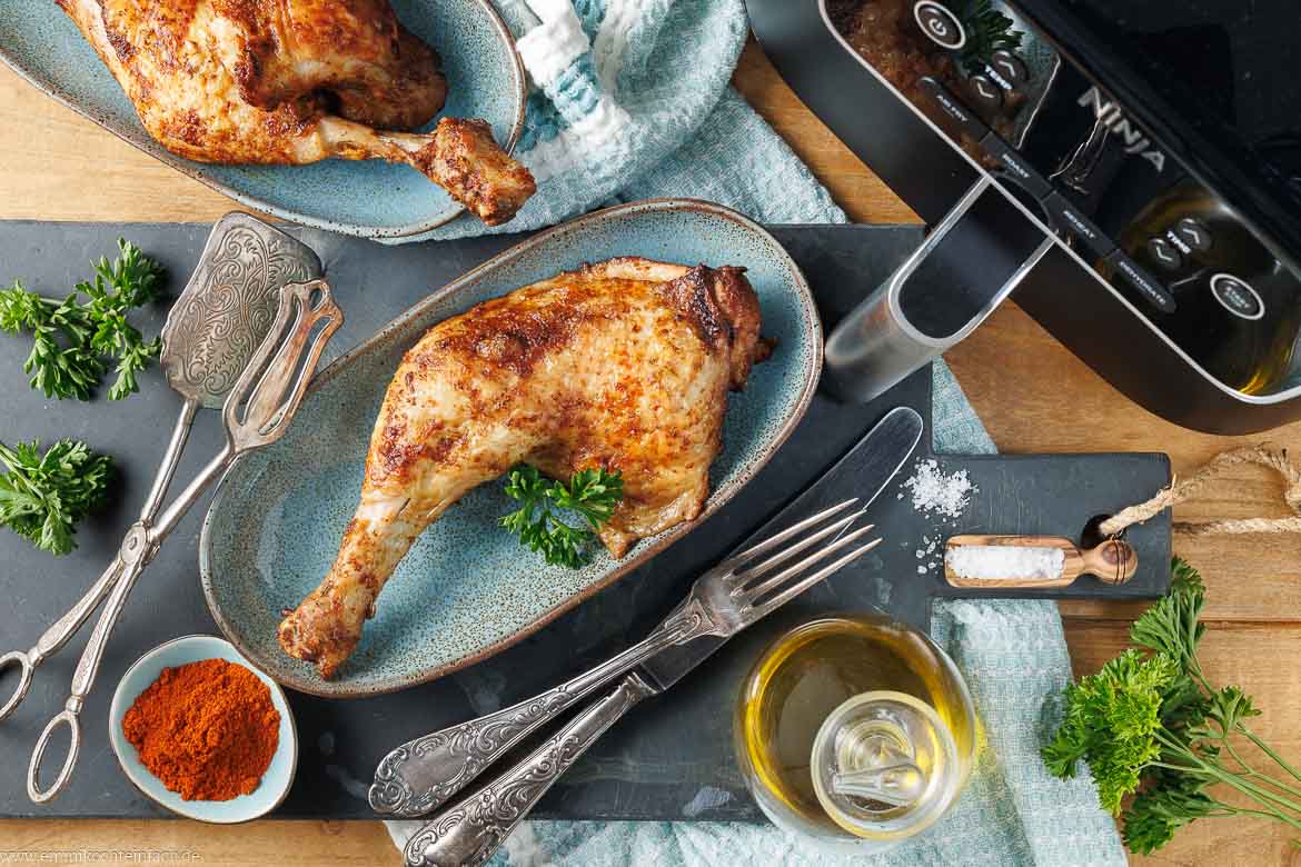 Hähnchenschenkel im Airfryer Rezept