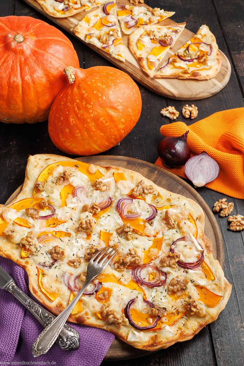 Flammkuchen mit K&uuml;rbis