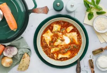 Rezept für Lasagnesuppe