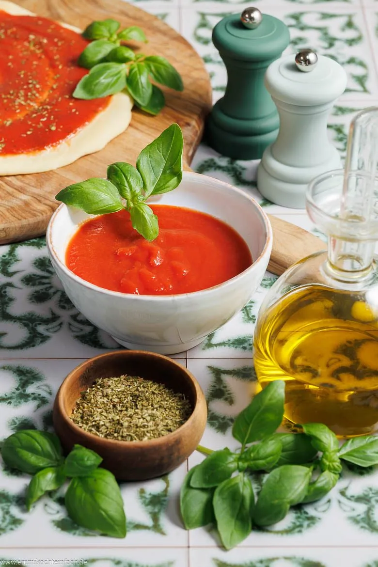 Zutaten für Pizzasoße