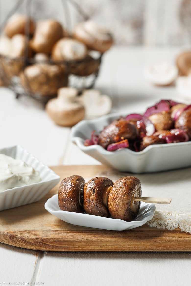 Zwiebel-Champignons aus der Hei&szlig;luftfritteuse
