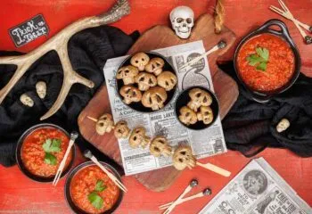 Rezept für Halloween-Champignons