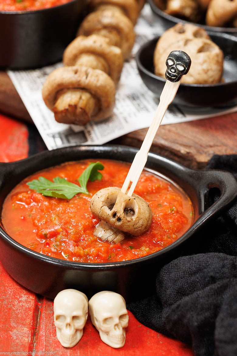 Das perfekte Halloween-Buffet mit meinen Halloween-Champignons