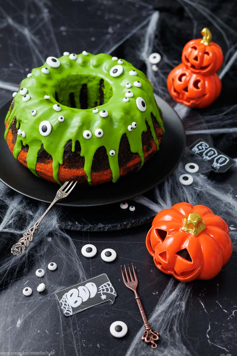 Monsterkuchen backen – Halloween-Kuchen