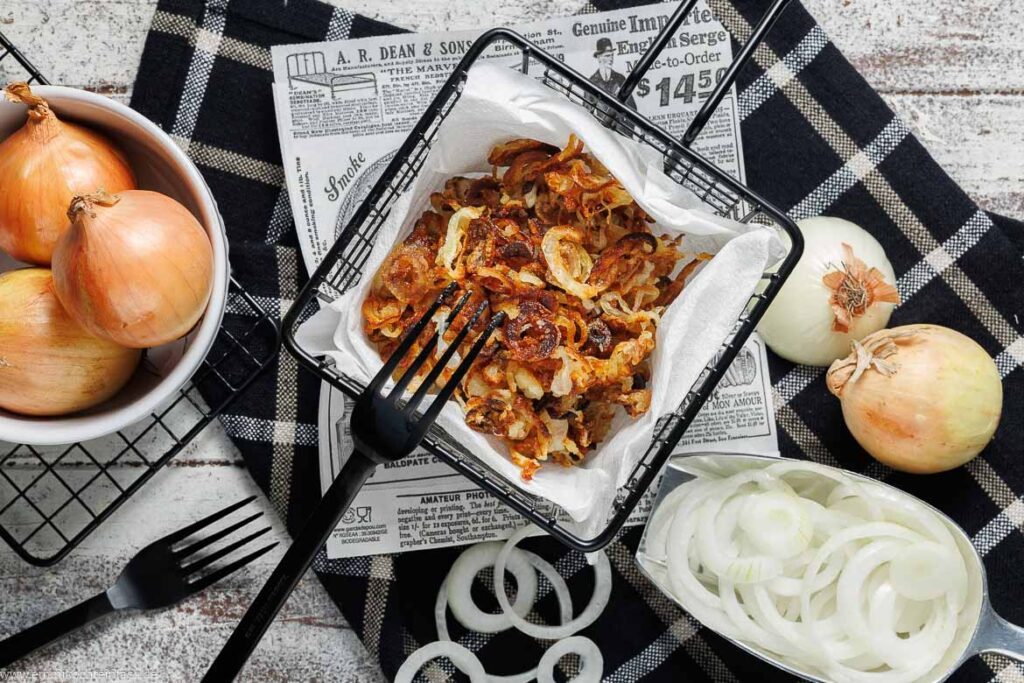 Rezept für Röstzwiebeln