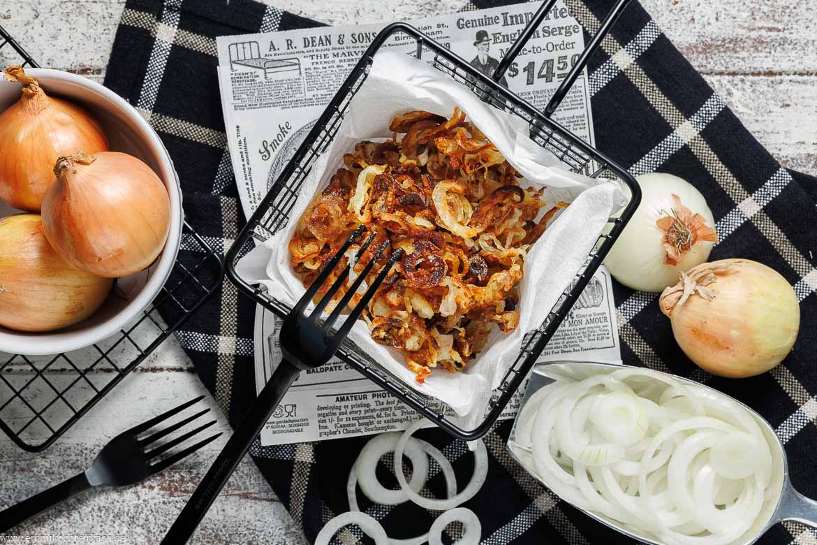 Rezept für Röstzwiebeln