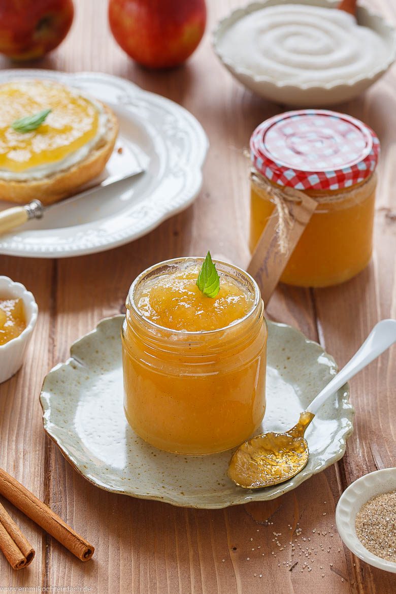 Einfache Apfelmarmelade wie von Oma
