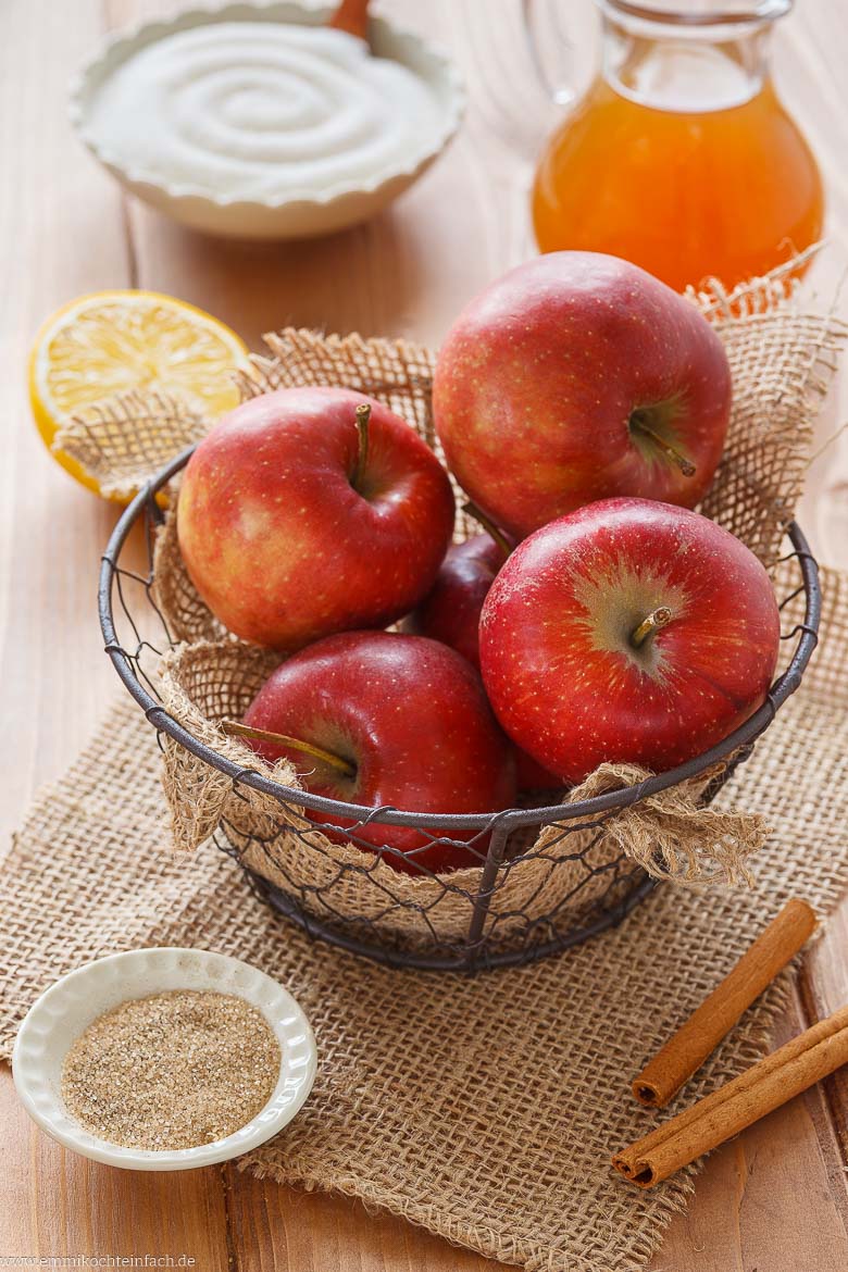 Zutaten für Apfelmarmelade