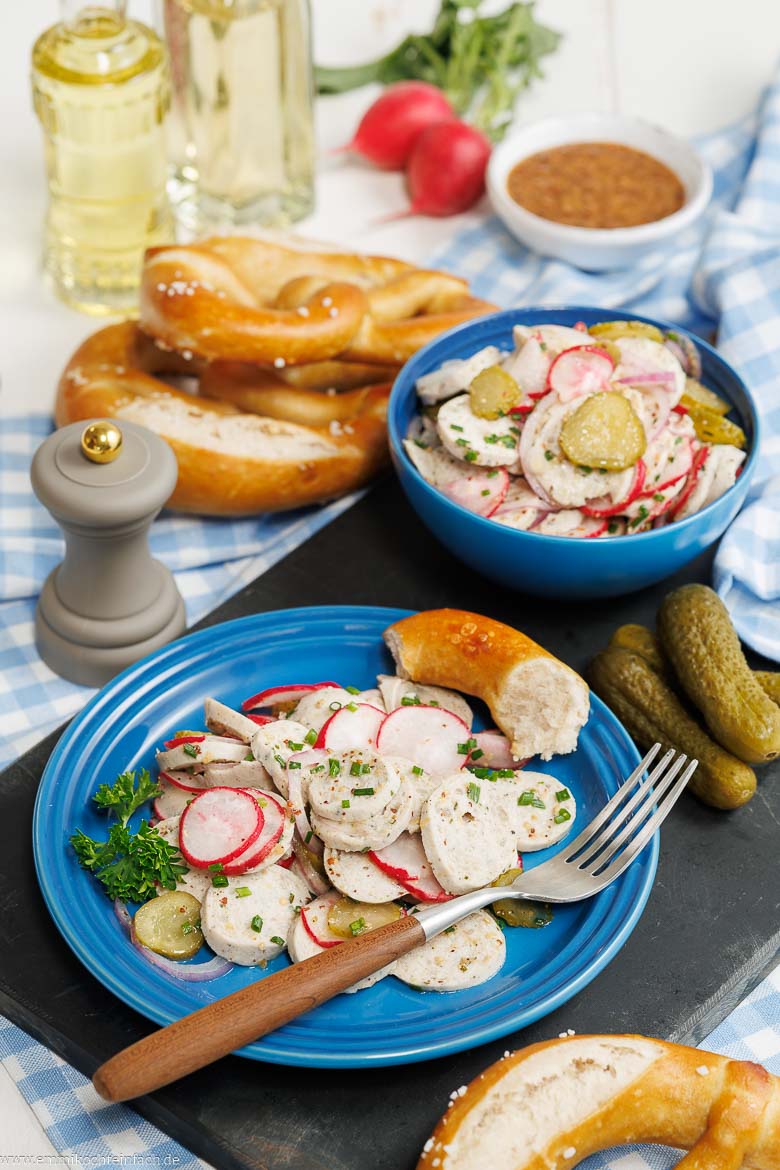 Beilagen für den Weißwurstsalat