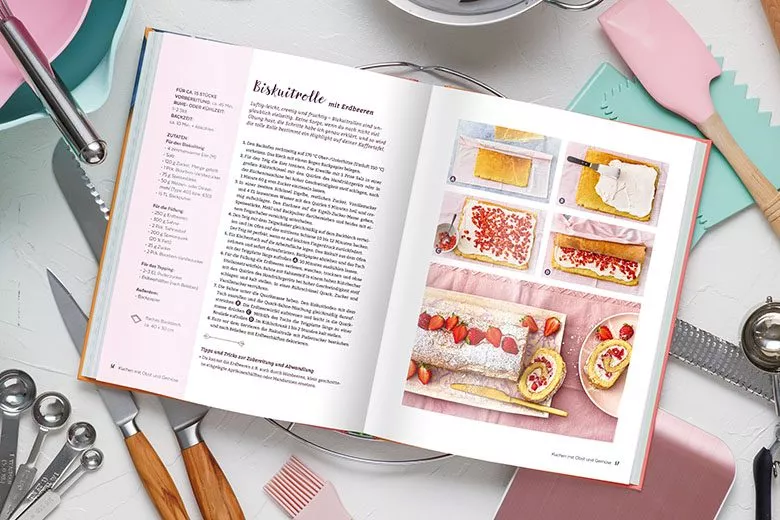 Backbuch Emmi Biskuitrolle