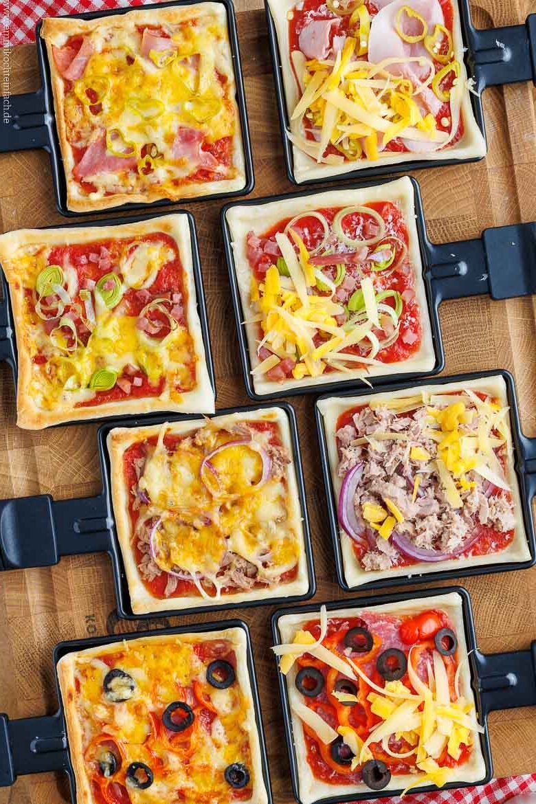 Bunte Pfännchen für besondere Anlässe mit der Familie